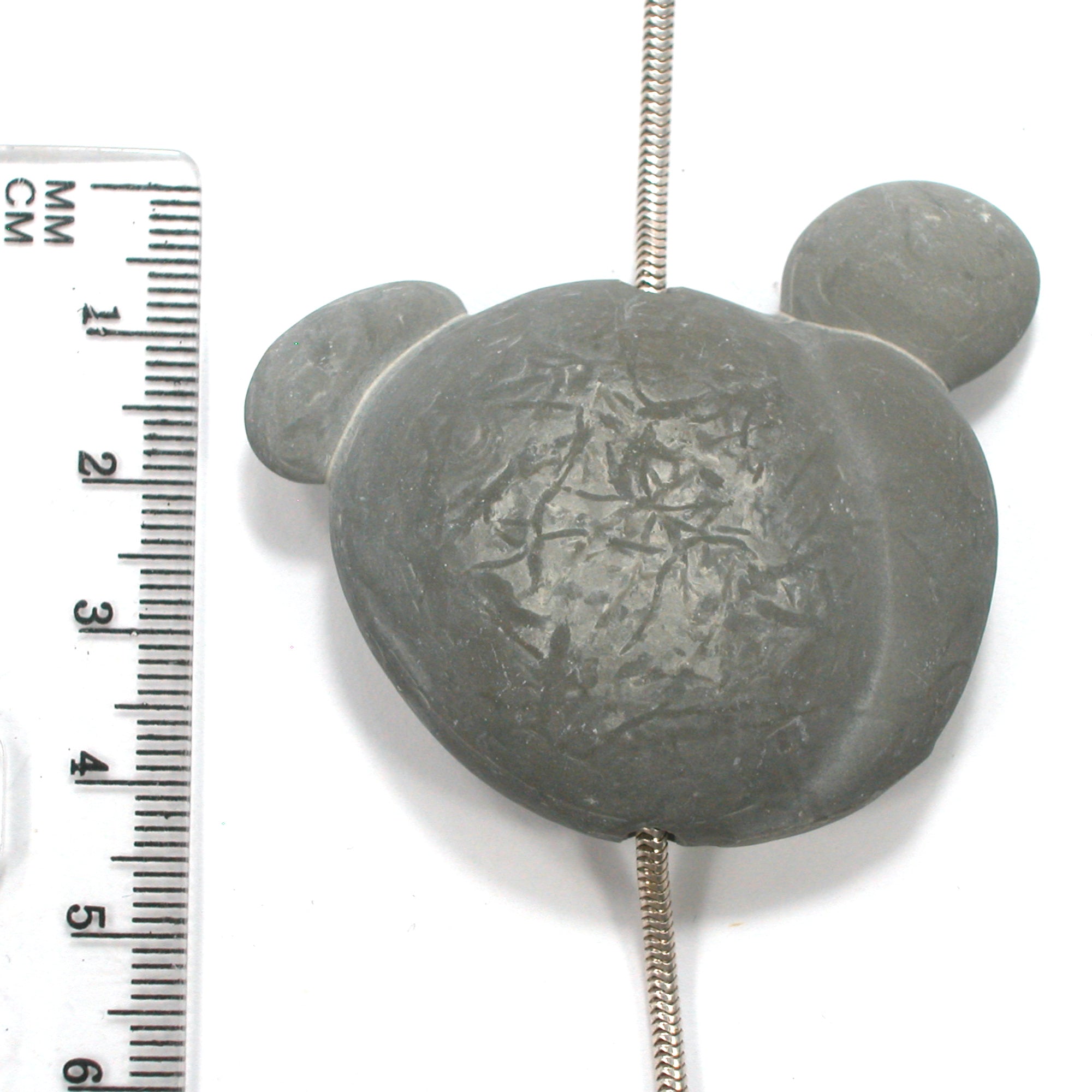 DVH Fairy Stone Concretion Bead Center Drilled Quebec 45x52x14 (4557) - DVHdesigns
