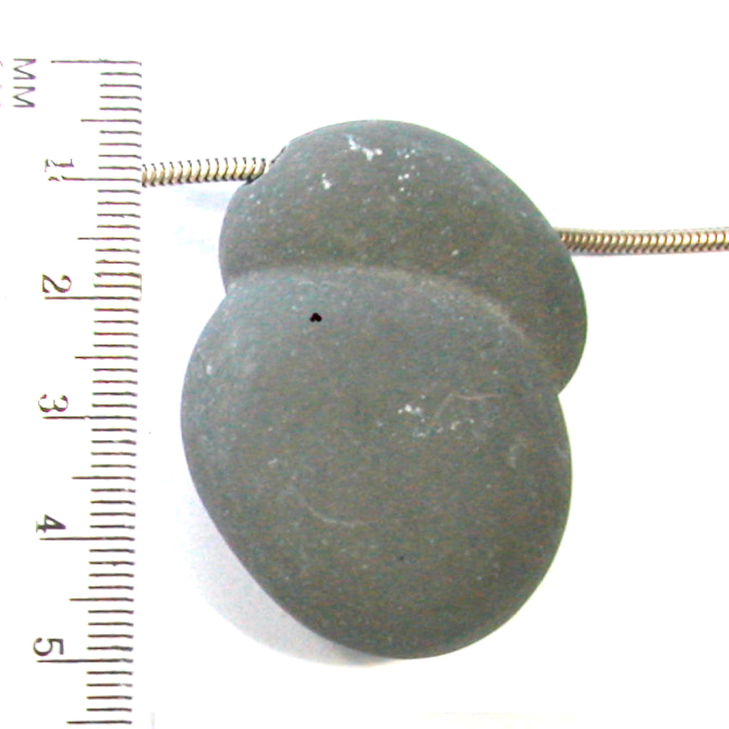 DVH Fairy Stone Concretion Bead Pendant Goddess Rock Quebec 45X35X15 (4667) - DVHdesigns