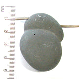DVH Fairy Stone Concretion Bead Pendant Goddess Rock Quebec 45X35X15 (4667)