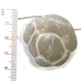 DVH Fairy Stone Concretion Bead Pendant Goddess Rock Quebec 36X36X10 (4671)