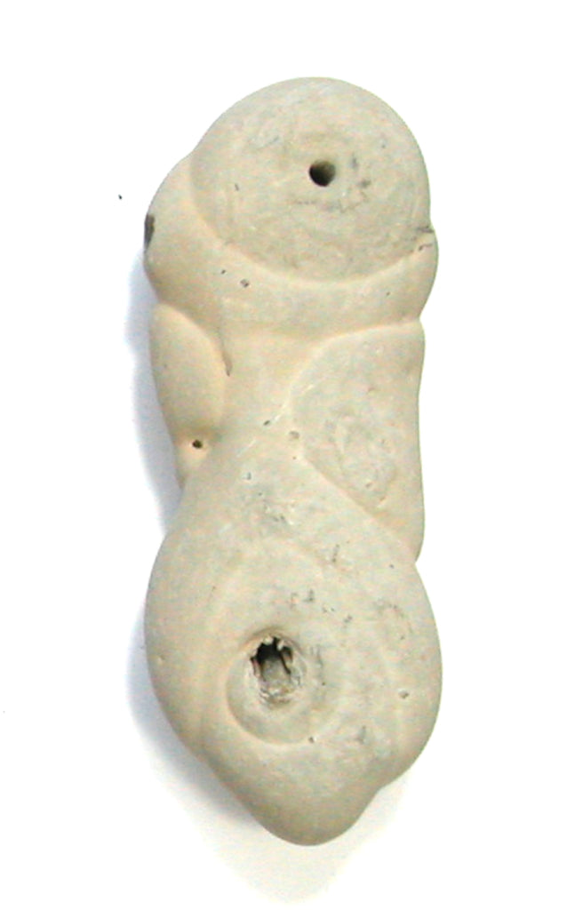 DVH Fairy Stone Concretion Bead Pendant Goddess Rock Quebec 63x25x13 (4906)