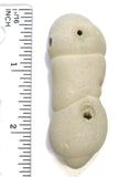 DVH Fairy Stone Concretion Bead Pendant Goddess Rock Quebec 63x25x13 (4906)
