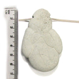 DVH Fairy Stone Concretion Bead Goddess Pendant Quebec 70x45x9mm (5070)
