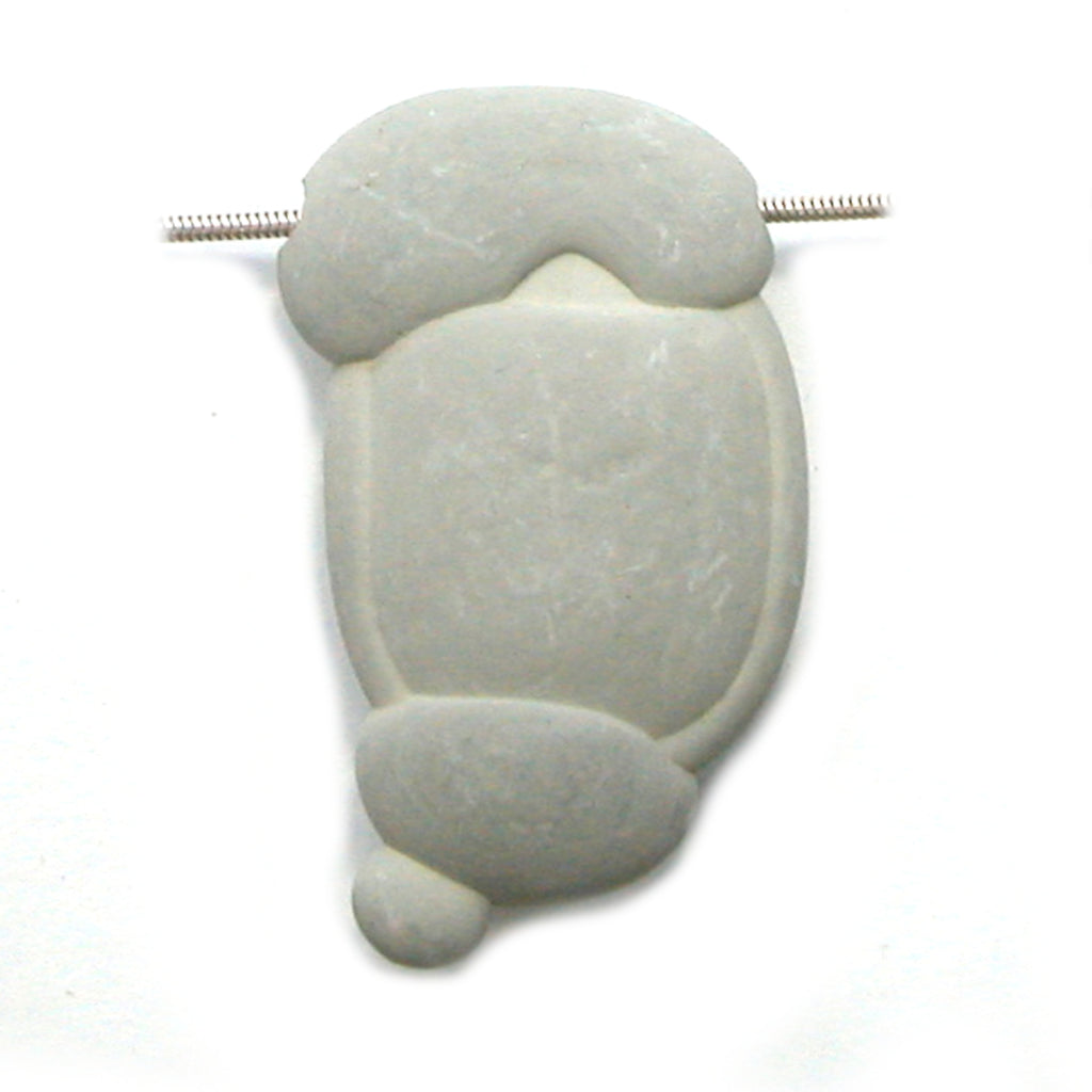 DVH Fairy Stone Concretion Bead Goddess Pendant Quebec 52x30x13 (5081) - DVHdesigns