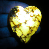 DVH 80g Fluorescent Manhattan Opal Heart Honey Lemon Yellow SW MW LW 58x50x24 (3936)