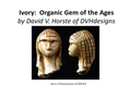 LECTURE RECORDING:  "Ivory:  Organic Gem from the Age of King Tusk" - DVHdesigns
