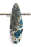 DVH K2 Blue "Jasper" Azurite in Granite Custom Pendant 55x18x11 (3111)
