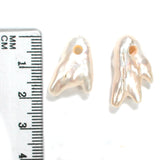 DVH Big Tooth Pearl Pair 2.5mm Hole Freshwater (5231)