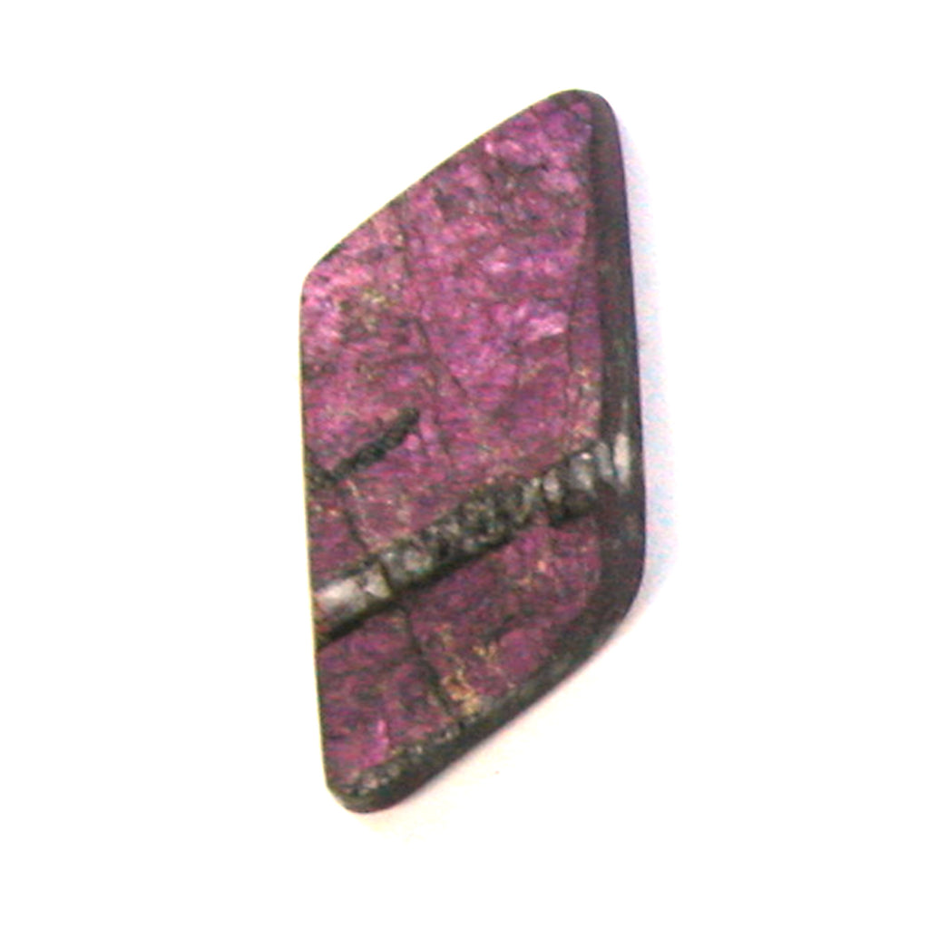 DVH Purpurite Cabochon Namibia Natural Surface Iridescent Purple 40x18x7 (4311) - DVHdesigns