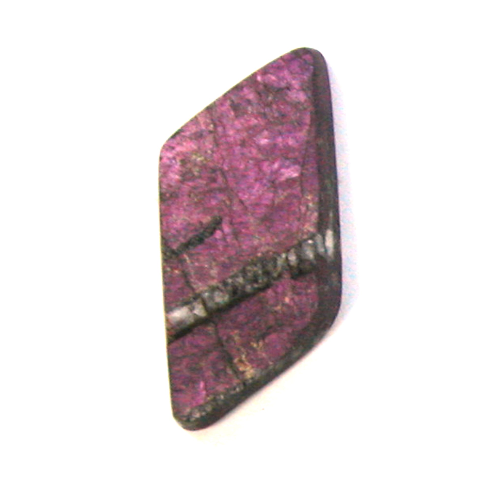 DVH Purpurite Cabochon Namibia Natural Surface Iridescent Purple 40x18x7 (4311) - DVHdesigns