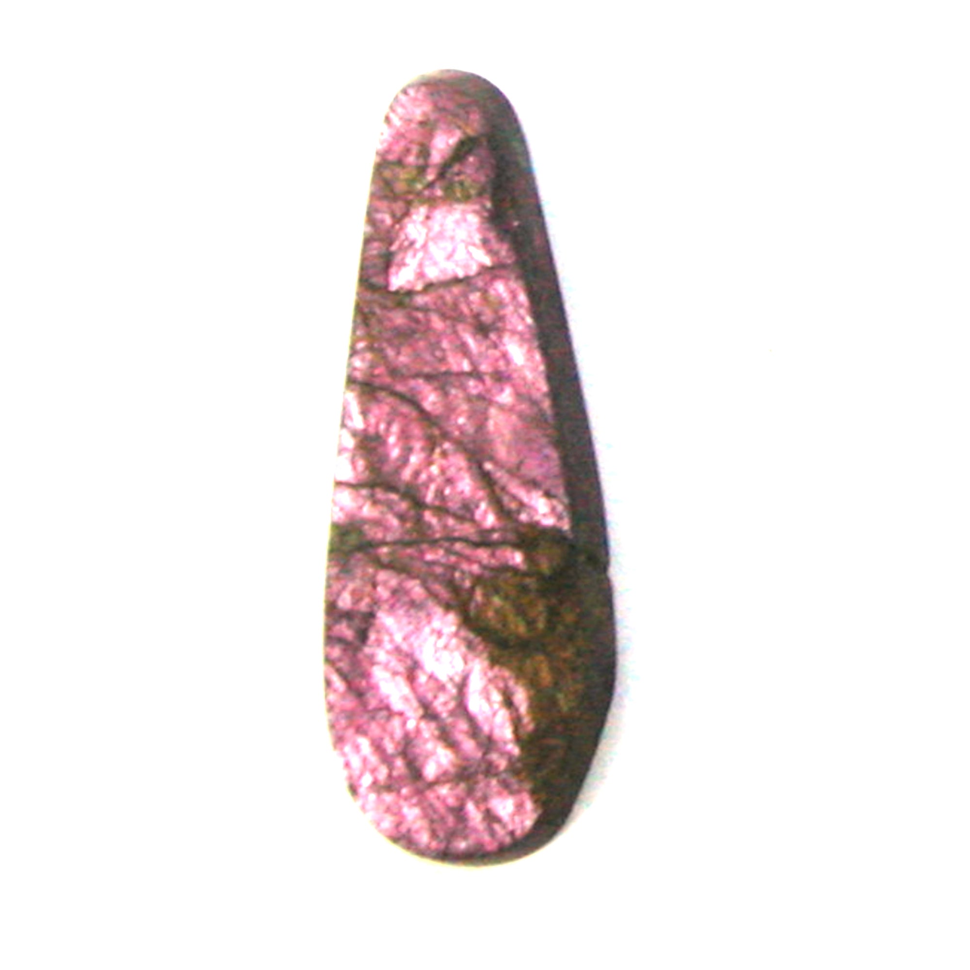 DVH Purpurite Cabochon Namibia Natural Surface Iridescent Purple 43x16x5 (4315) - DVHdesigns