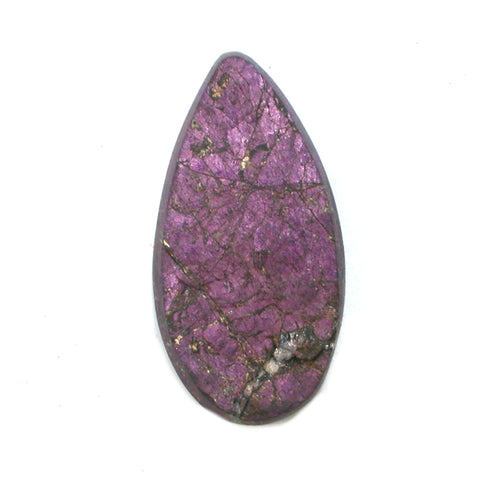 DVH Purpurite Cabochon Natural Surface Iridescent Purple 33x17x5 (4318)