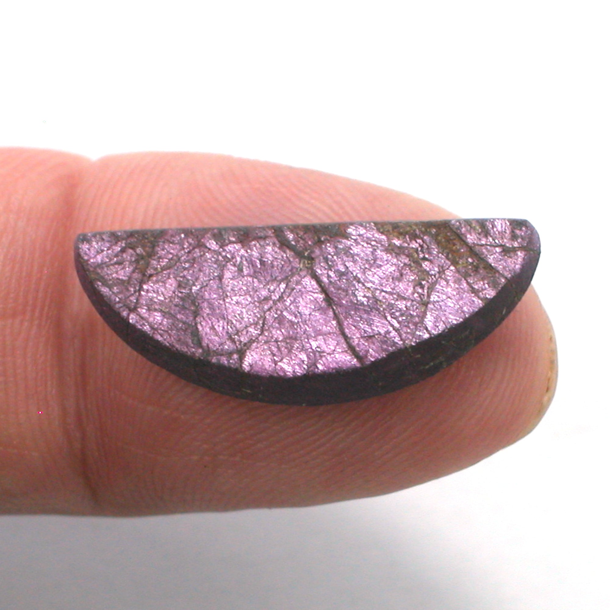 DVH Purpurite Purple Cabochon Cab Namibia Iridescent 25x10x3 (4728) - DVHdesigns