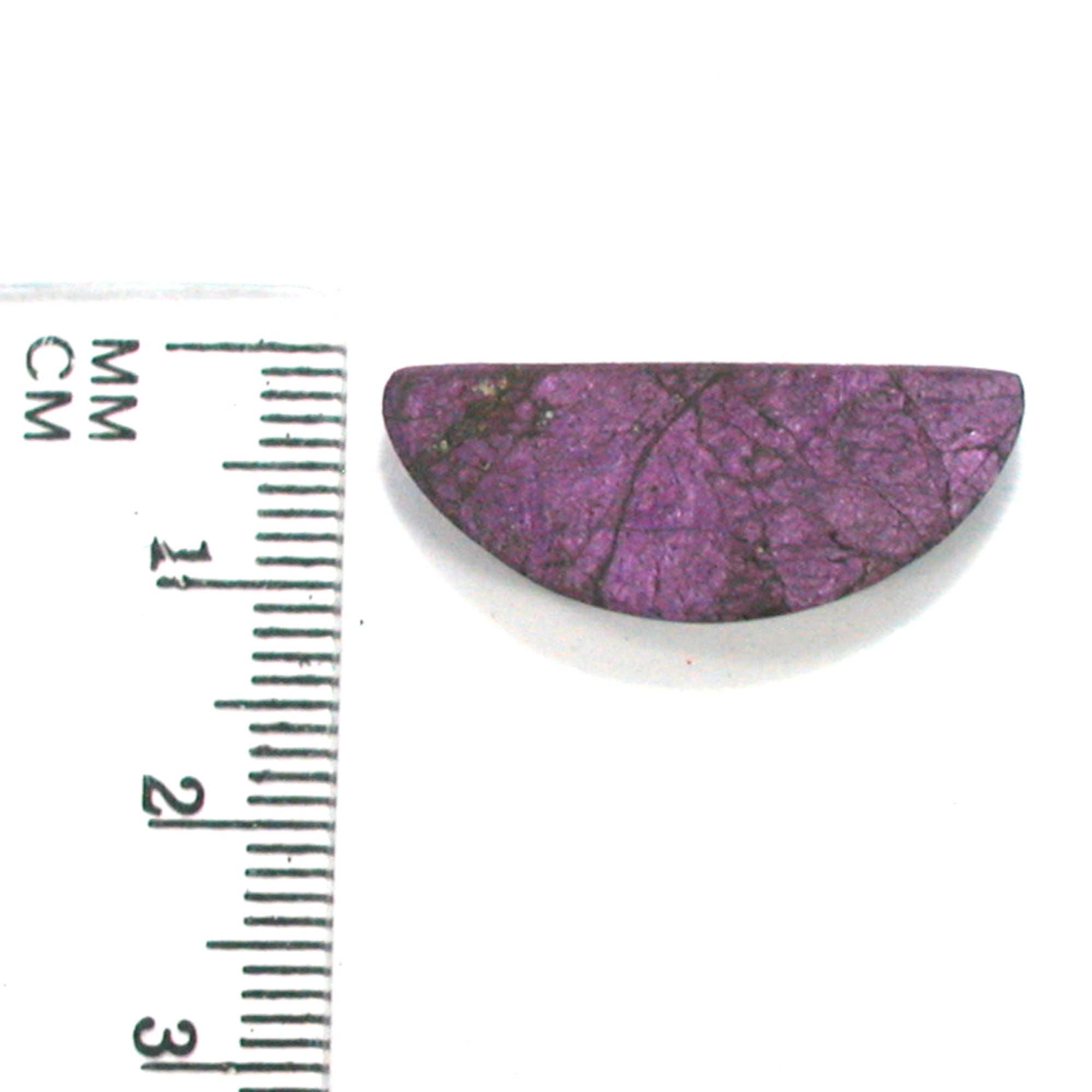 DVH Purpurite Purple Cabochon Cab Namibia Iridescent 25x10x3 (4728) - DVHdesigns