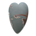 DVH Sonora Dendritic Jasper Rhyolite Heart Cabochon Matte 58x37x8 (4851) - DVHdesigns