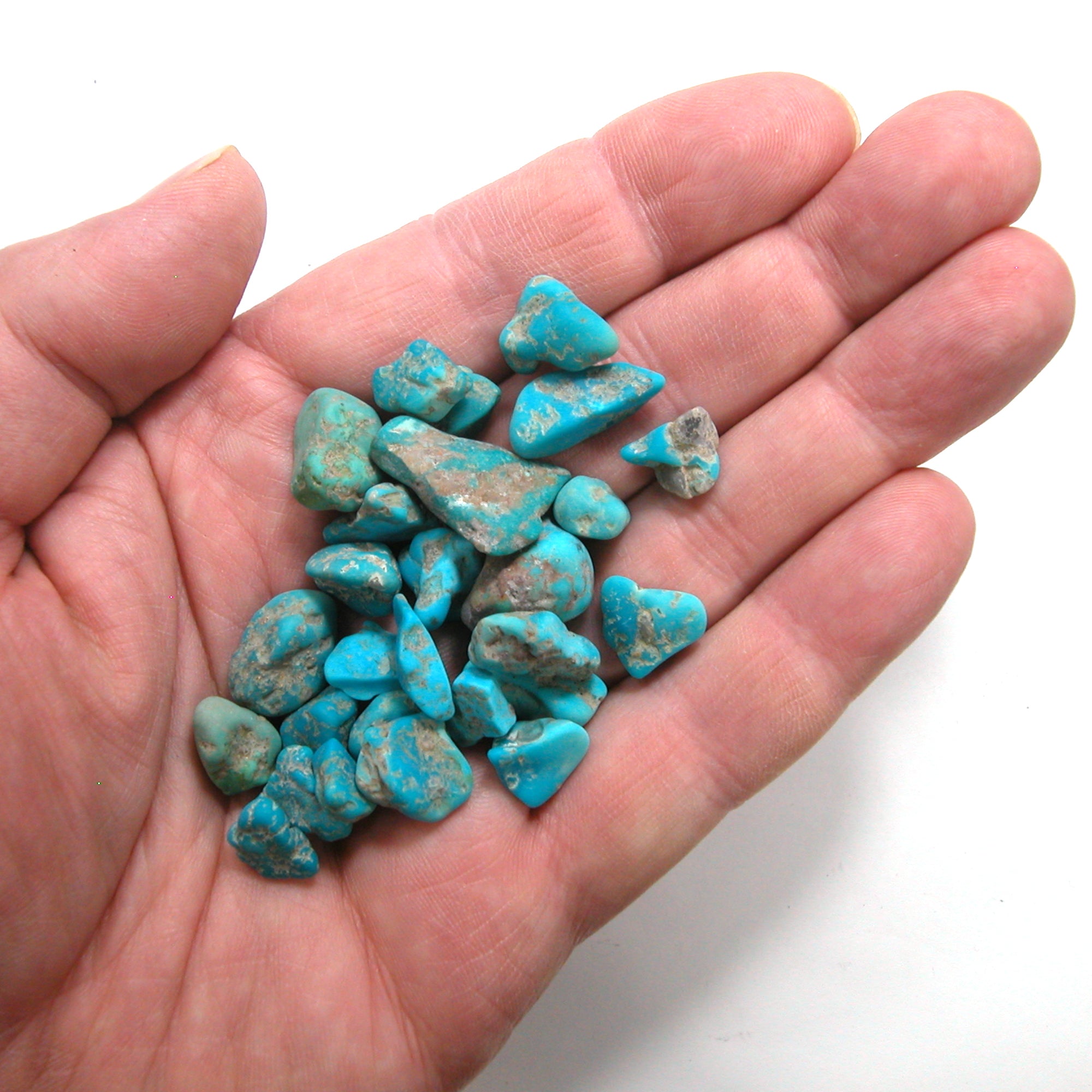DVH 1oz Sleeping Beauty Turquoise Mini Nuggets Stabilized Genuine 30g (5195) - DVHdesigns