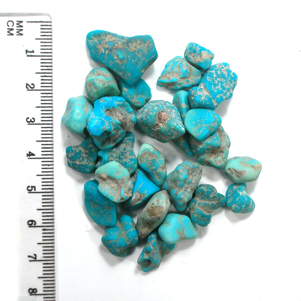 DVH 1oz Sleeping Beauty Turquoise Mini Nuggets Stabilized Genuine 30g (5196) - DVHdesigns