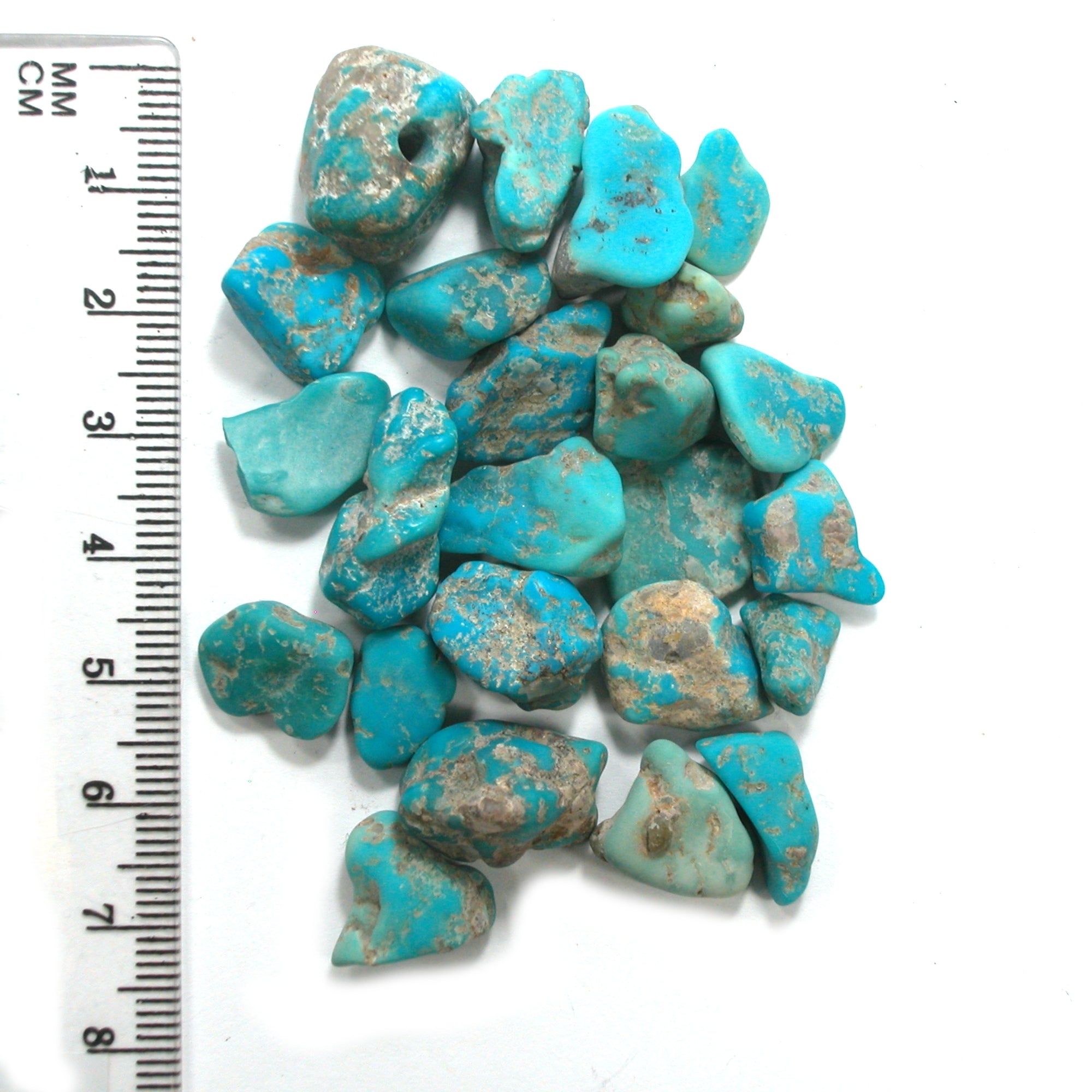 DVH 1oz Sleeping Beauty Turquoise Mini Nuggets Stabilized Genuine 30g (5197) - DVHdesigns