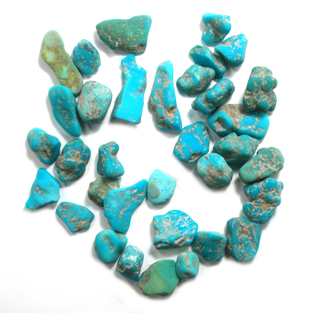 DVH 1oz Sleeping Beauty Turquoise Mini Nuggets Stabilized Genuine 30g (5216) - DVHdesigns