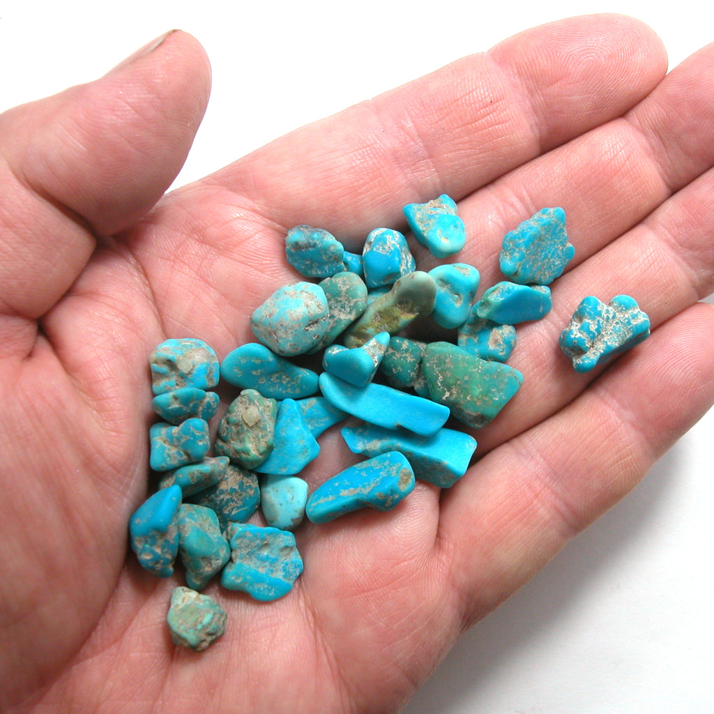 DVH 1oz Sleeping Beauty Turquoise Mini Nuggets Stabilized Genuine 30g (5216) - DVHdesigns