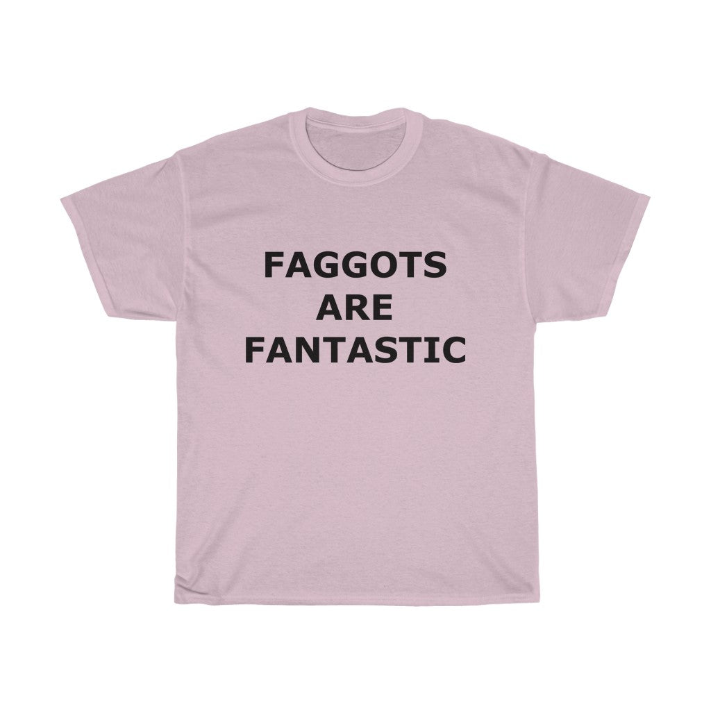 F@GG*T$ ARE FANTASTIC Classic Queen Fabulous QUEER Unisex Heavy Cotton Tee - DVHdesigns